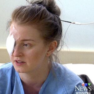 Woman who lost sight in random attack regains vision