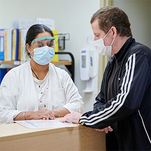 transitional care unit desk