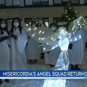 The Angel Squad helping to raise money for Misericordia